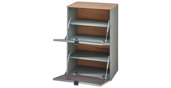 GARDEROBE 7-teilig  in 261/179/37 cm  - Salbeigrün/Eiche Artisan, Design, Holzwerkstoff (261/179/37cm) - Voleo