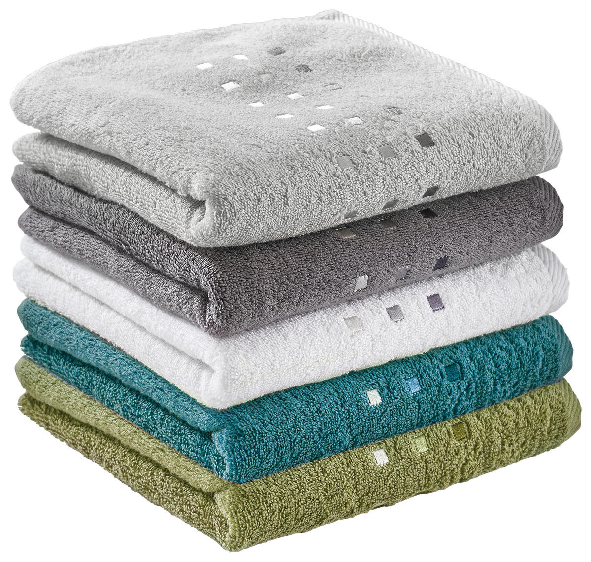 HANDTUCH Quattro Anthrazit  - Anthrazit, Basics, Textil (50/100cm) - Esposa