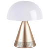 AKKU-TISCHLEUCHTE 14/17/14 cm   - Goldfarben, Design, Kunststoff/Metall (14/17/14cm)
