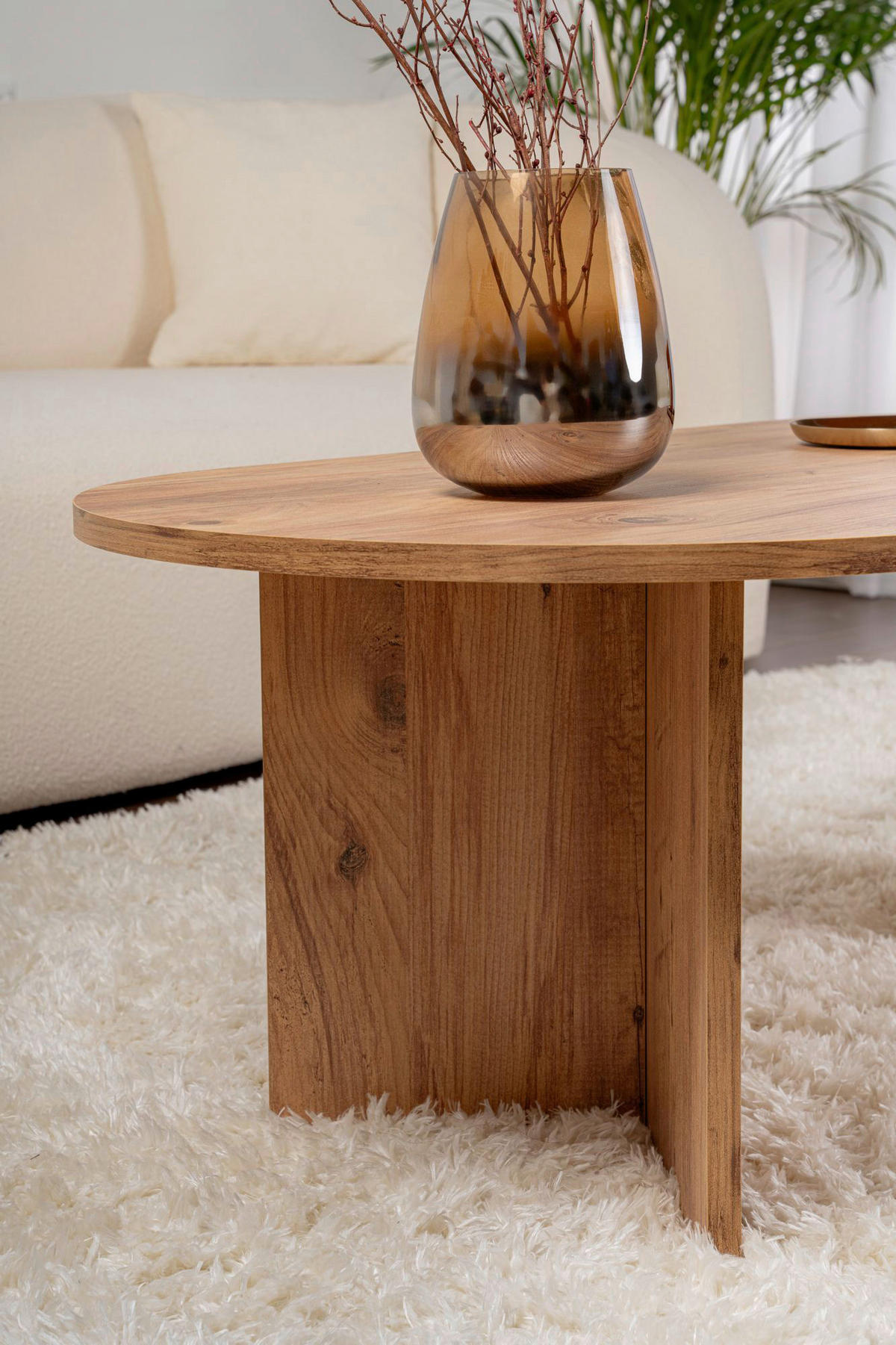 COUCHTISCH Pinienfarben  - Pinienfarben, Design, Holzwerkstoff (119/40/60cm) - MID.YOU