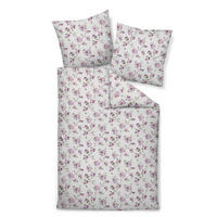 BETTWÄSCHE Biber 155/220 cm  - Beere, Design, Textil (155/220cm) - Janine