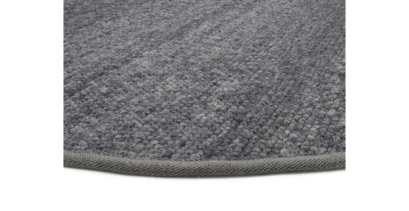 HANDWEBTEPPICH 150/150 cm Helsinki  - Anthrazit, Basics, Textil (150/150cm) - Linea Natura