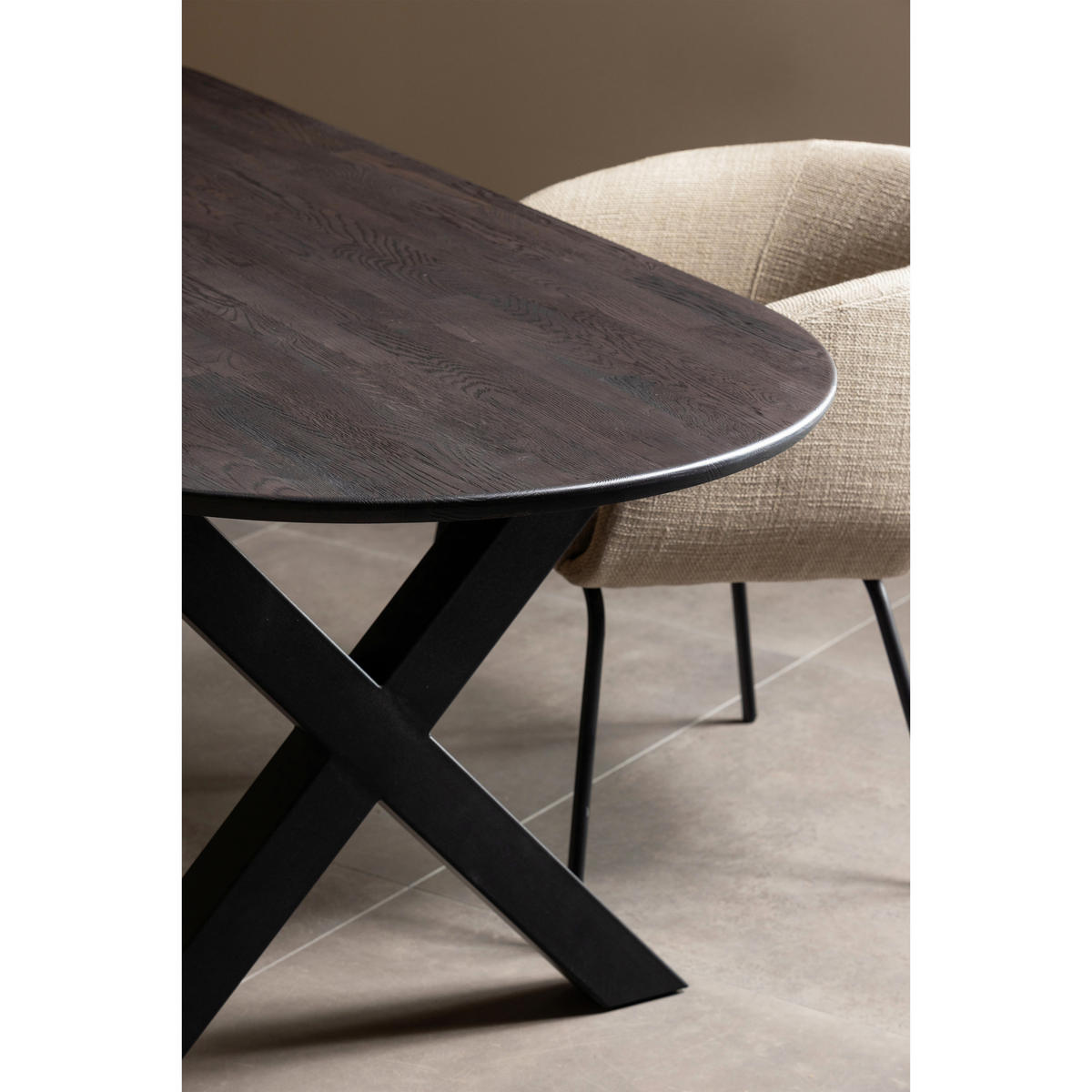 TISCHGESTELL   - Schwarz, MODERN, Metall (79/72/10cm) - Livetastic