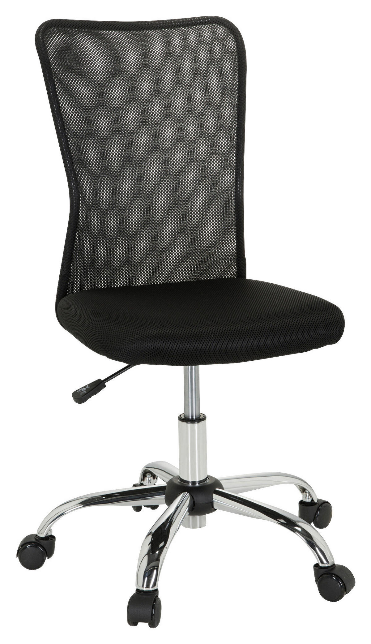 OTOČNÁ STOLIČKA PRE MLÁDEŽ, čierna - čierna, Basics, plast (54/88-98/54cm) - MID.YOU