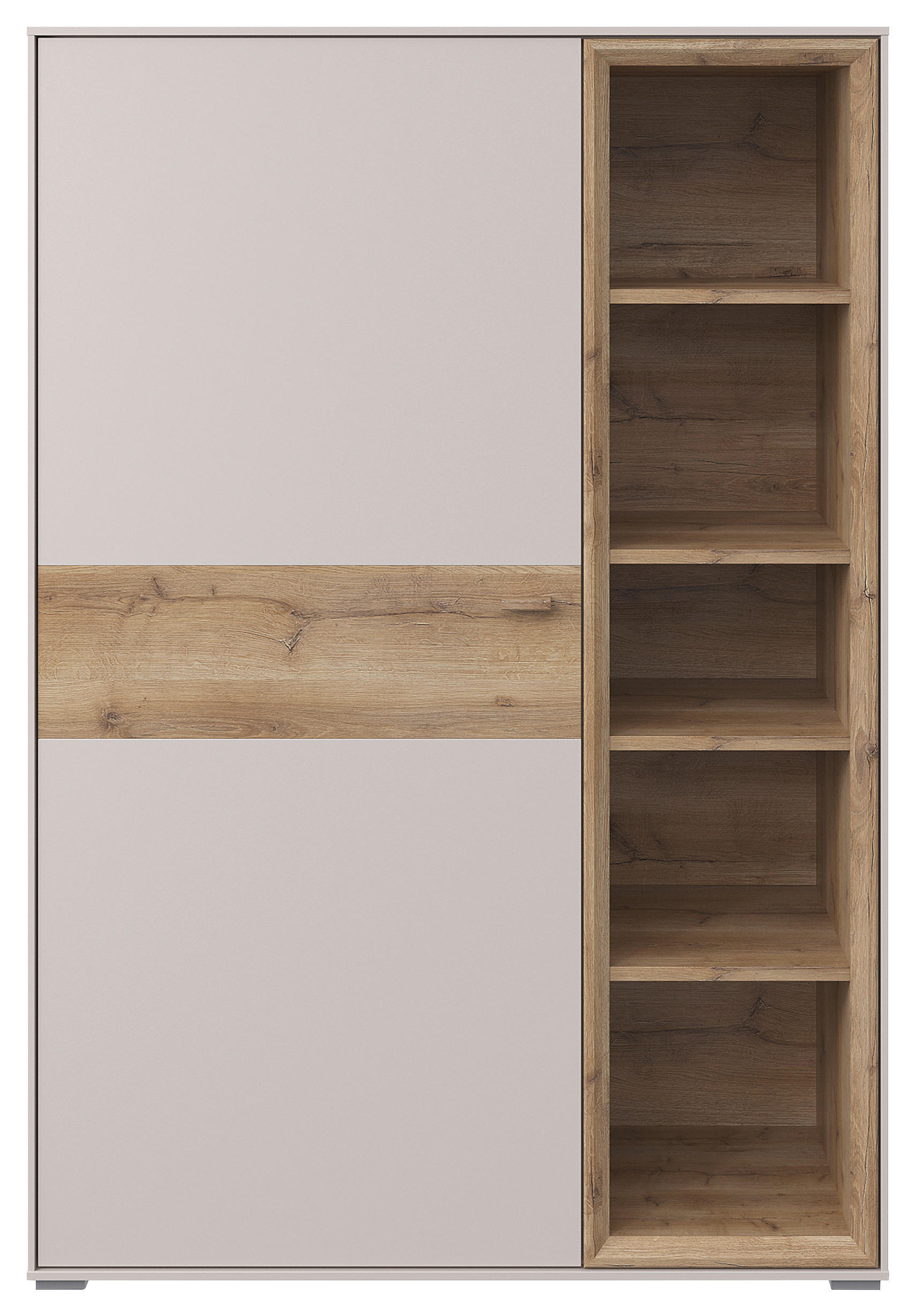 HIGHBOARD  in 95,5/140,2/38 cm  - Sandfarben/Eichefarben, Modern, Holz/Holzwerkstoff (95,5/140,2/38cm) - Hom`in