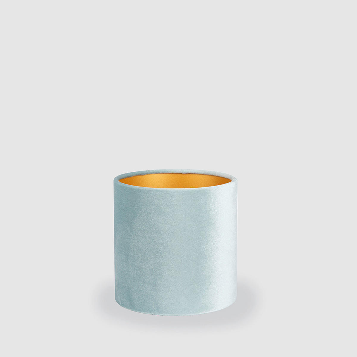 LEUCHTENSCHIRM 20/18 cm   - Hellblau, Basics, Textil/Metall (20/18cm)