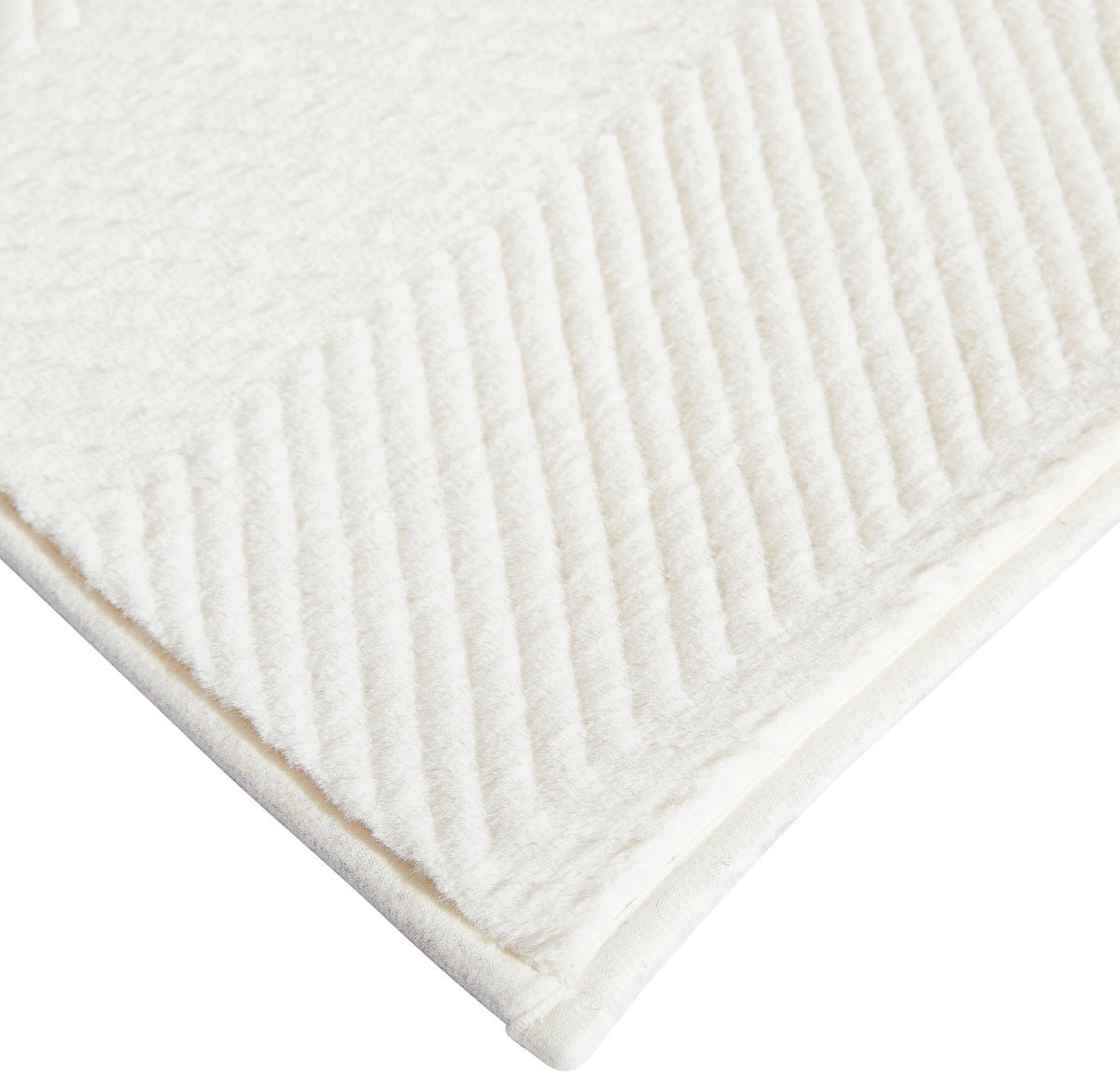VŠÍVANÝ KOBEREC, 70/130 cm, bílá - bílá, Design, textil (70/130cm) - Novel