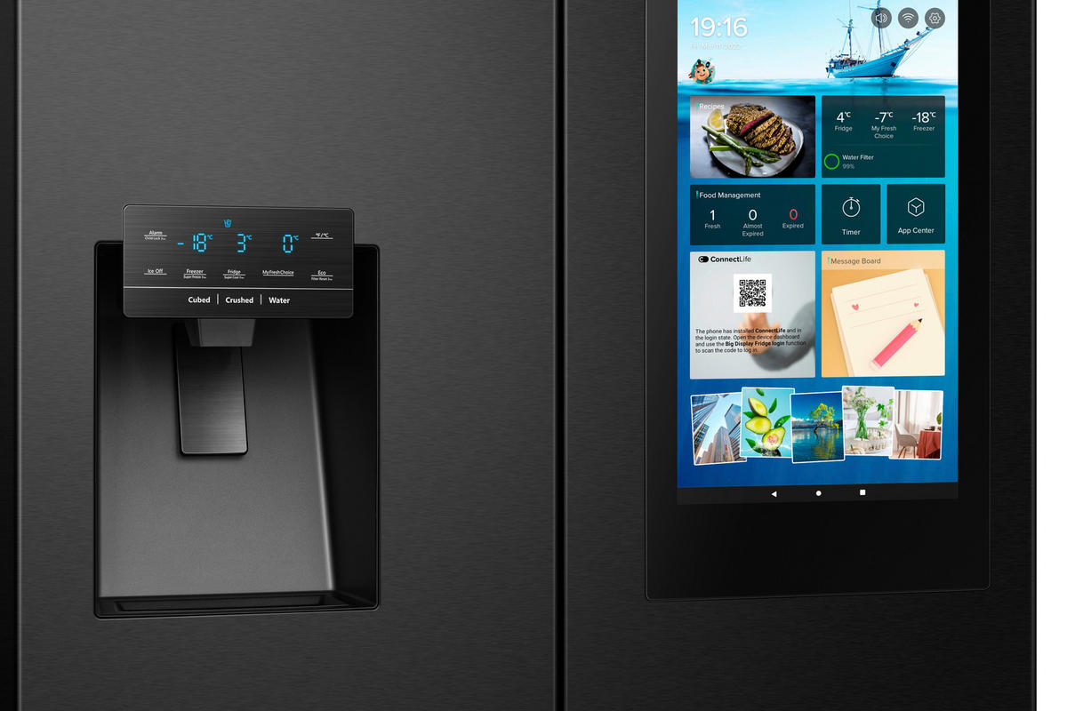 MULTI-DOOR 91,4/178,5/72,5 cm RQ760N4IFE  - Schwarz, Basics, Metall (91,4/178,5/72,5cm) - Hisense