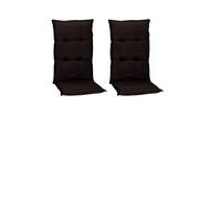 SESSELAUFLAGE Uni  - Grau, Basics, Textil (118/46/8cm) - Gardenson