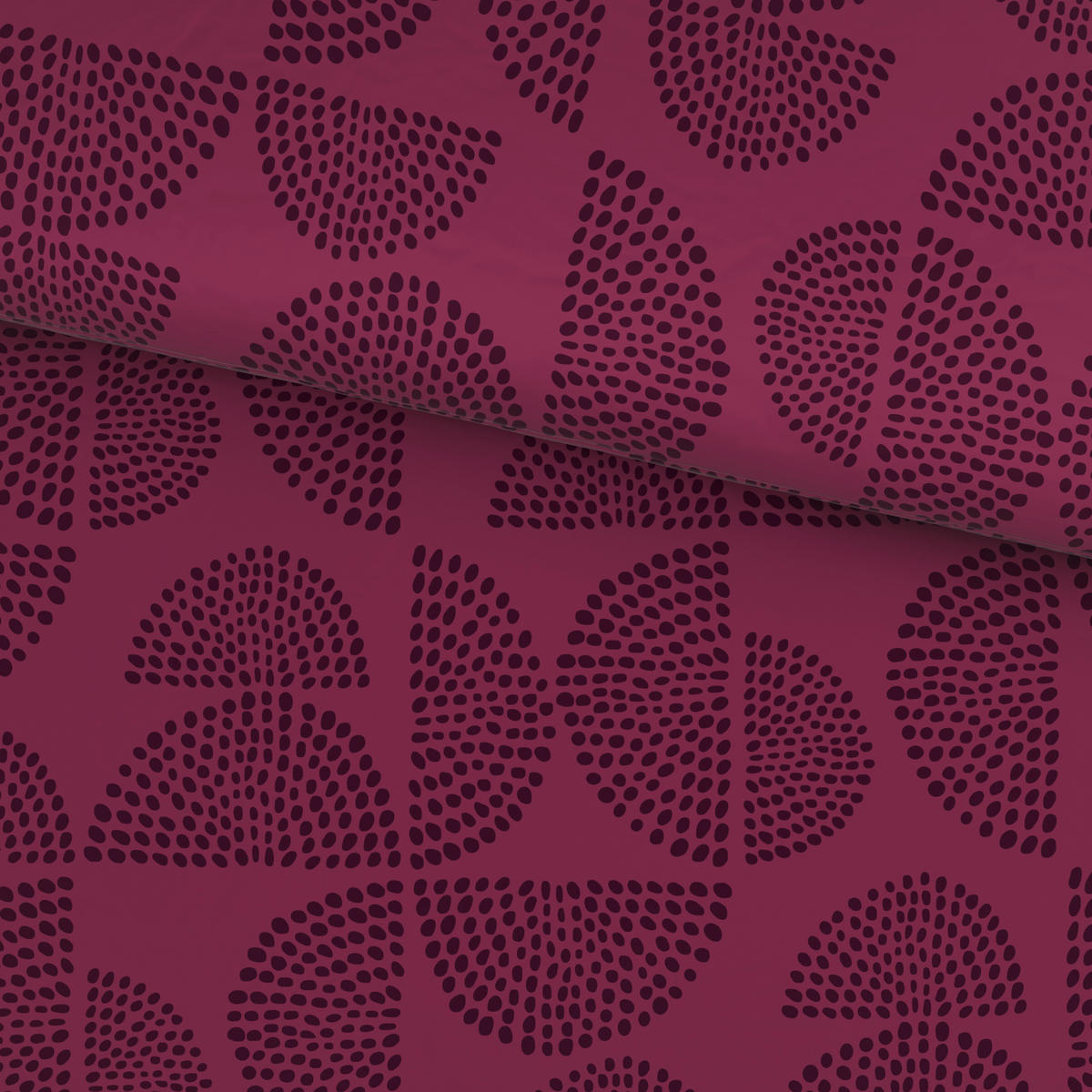 POSTELJNINA 140/200 cm saten večbarvno, bordo  - večbarvno/bordo, Konvencionalno, tekstil (140/200cm) - Novel