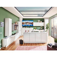 EINBAUKÜCHE DK704  - Weiß, Design, Holzwerkstoff - Dieter Knoll