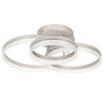 LED-DECKENLEUCHTE 72/63/22 cm   - Cappuccino, Design, Kunststoff/Metall (72/63/22cm) - Novel