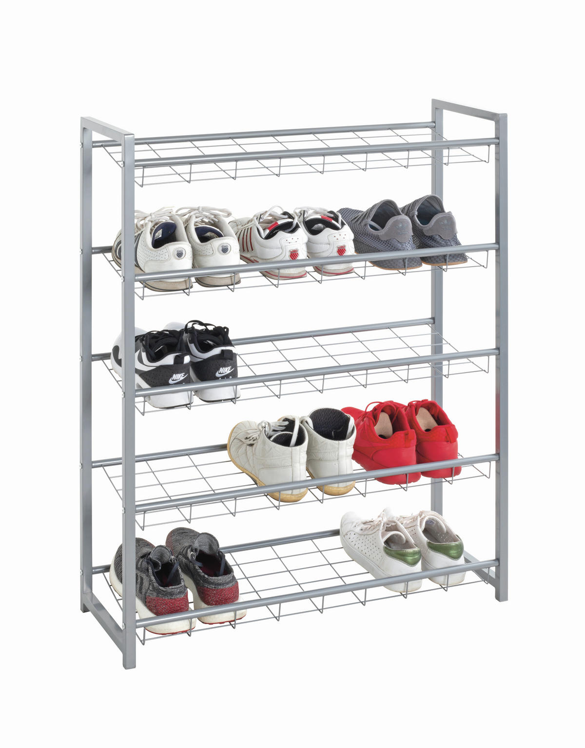 SCHUHREGAL Alufarben  - Alufarben, Design, Metall (80/106/30cm) - Carryhome