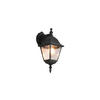 VÄGGLAMPA UTOMHUS - klar/svart, Klassisk, metall/glas (14/19/34cm) - Trio Leuchten