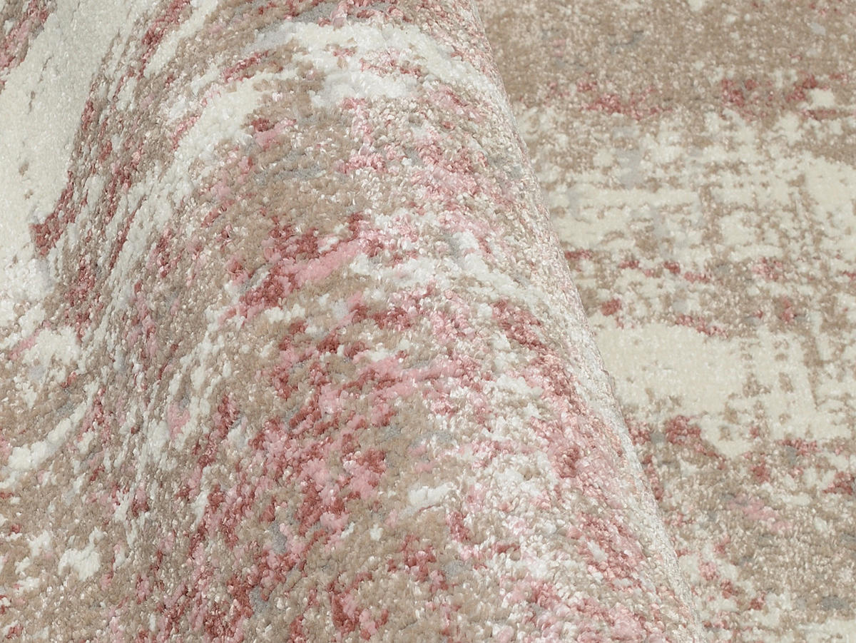 WEBTEPPICH 200/250 cm Creme, Rosa  - Creme/Rosa, Design, Textil (200/250cm) - Novel