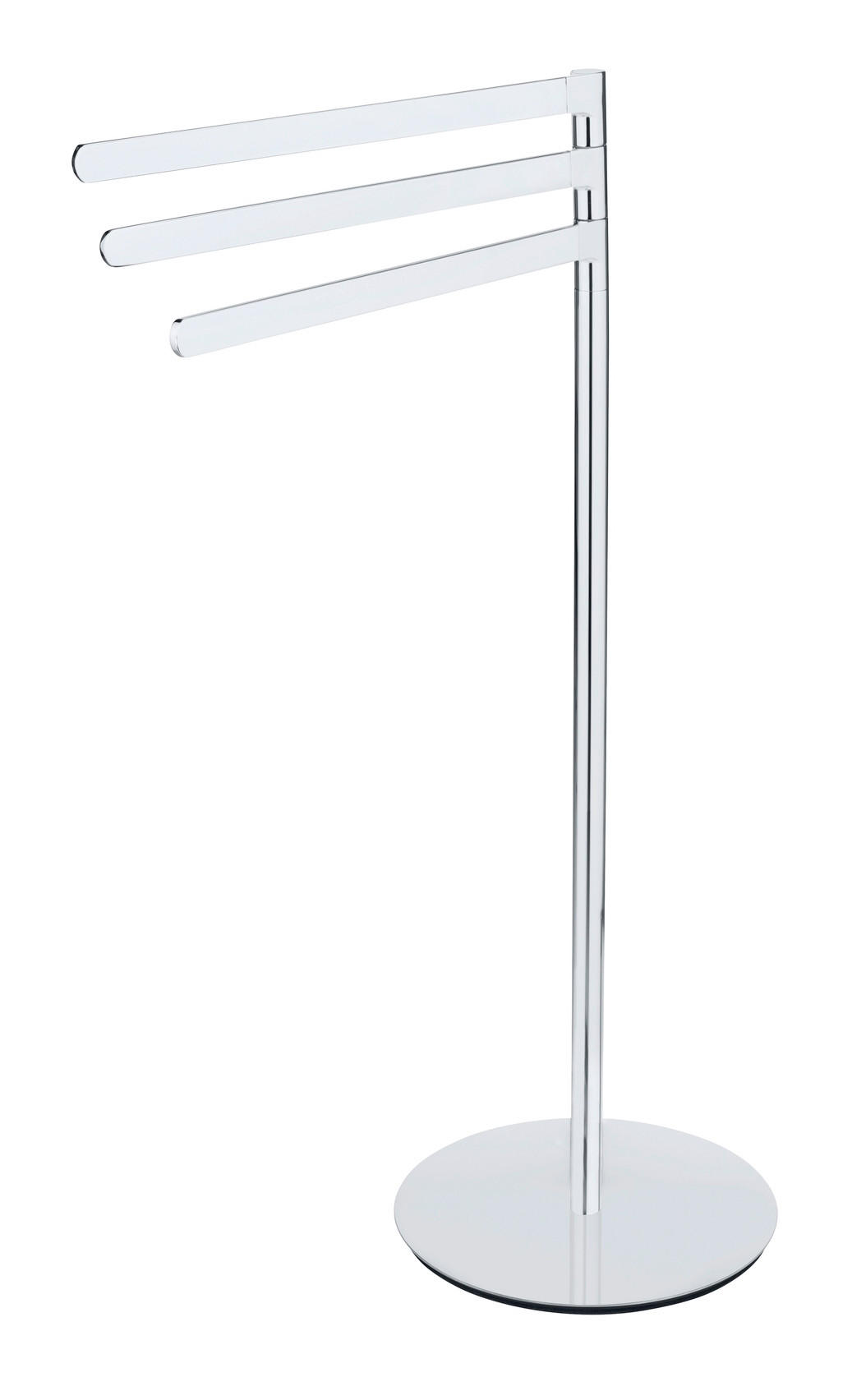 HANDTUCHSTÄNDER - Edelstahlfarben, KONVENTIONELL, Metall (54,5/89/30cm) - Wenko