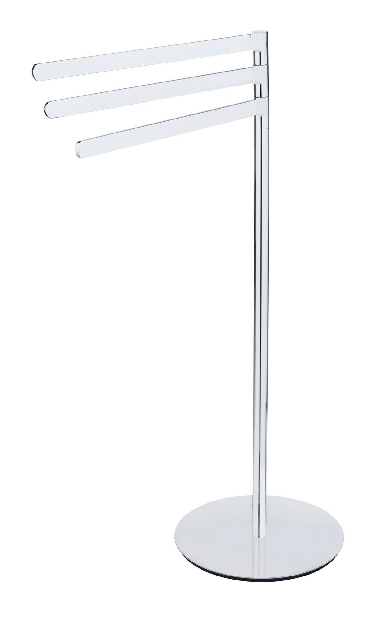 HANDTUCHSTÄNDER - Edelstahlfarben, KONVENTIONELL, Metall (54,5/89/30cm) - Wenko