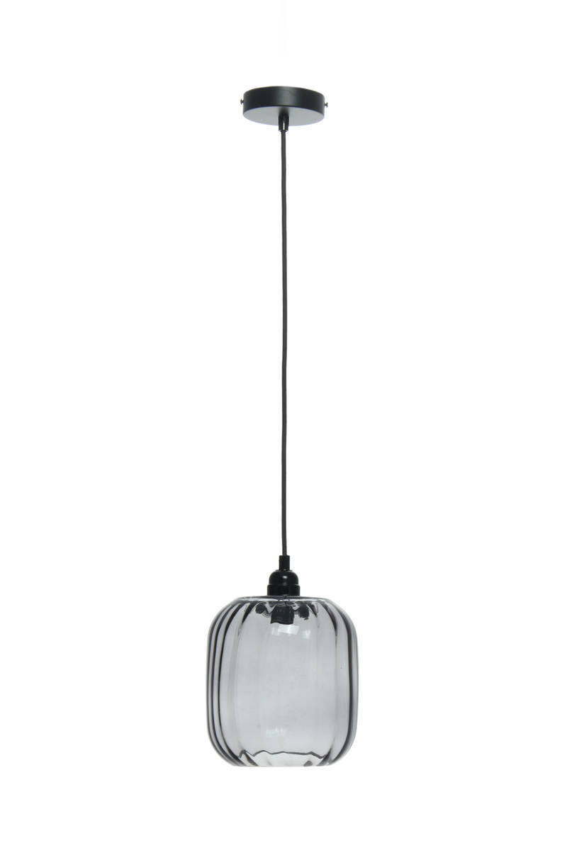 HÄNGELEUCHTE 18/27,5/18 cm   - Grau, Trend, Glas (18/27,5/18cm) - Kayoom
