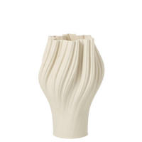 DEKOVASE  - Weiss, Basics, Keramik (19,5/19,5/30cm) - Ambia Home
