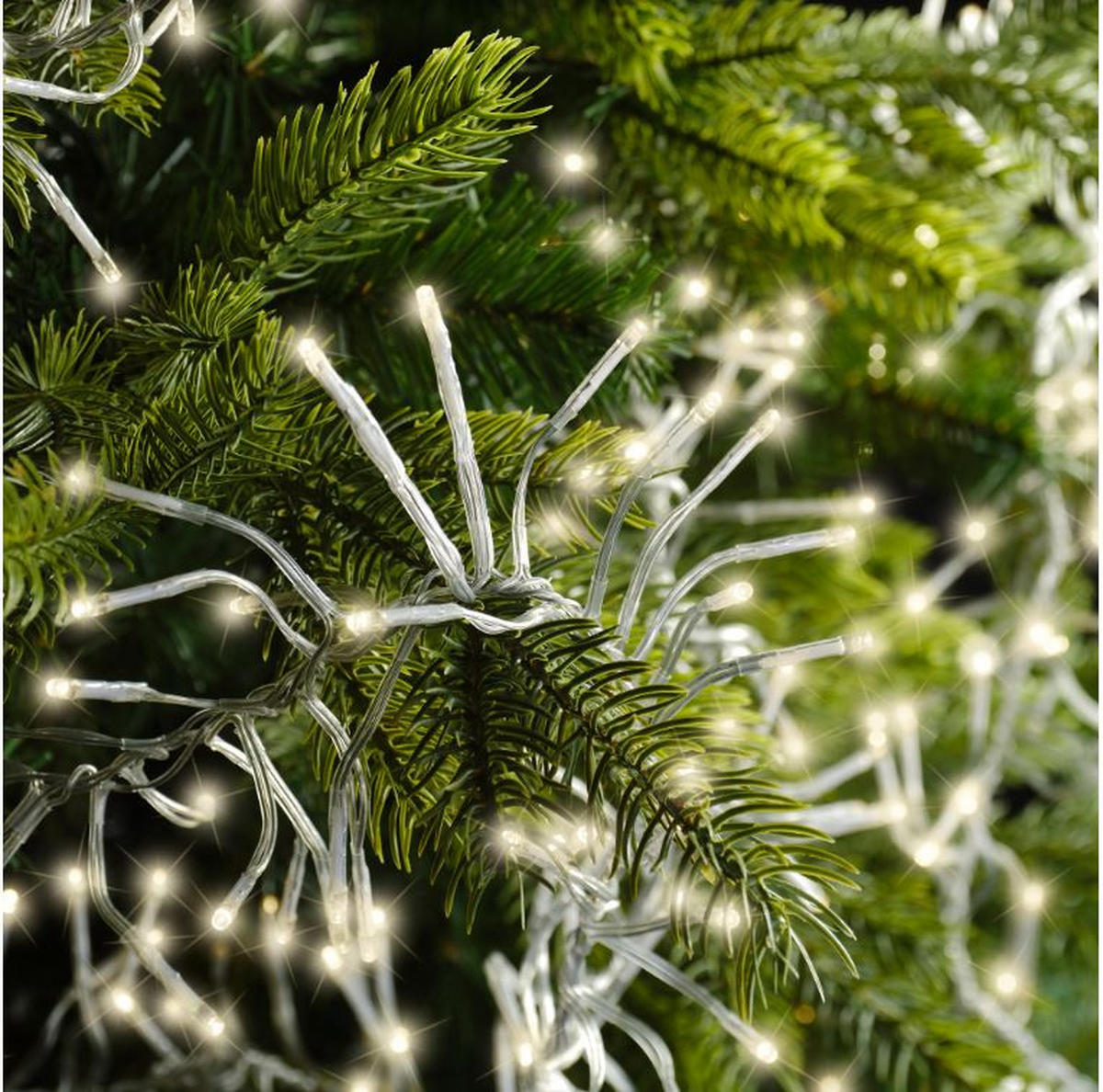 SVJETLOSNA GIRLANDA  - prozirno, Basics, metal/plastika (700cm) - X-Mas