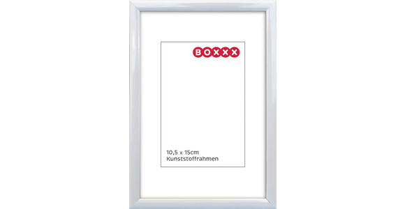 BILDERRAHMEN 11,5/16/1,4 cm - Basics, Glas/Kunststoff (11,5/16/1,4cm) - Boxxx