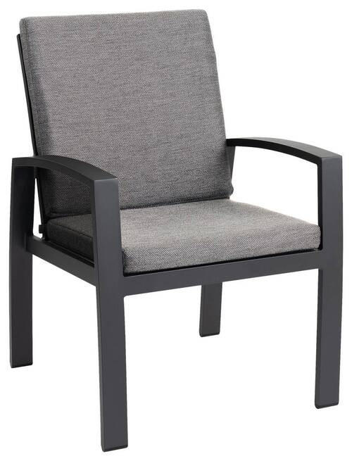 GARTENSTUHL Metall, Textil Grau  - Grau, Basics, Textil/Metall (65/90/67cm) - Tierra Outdoor