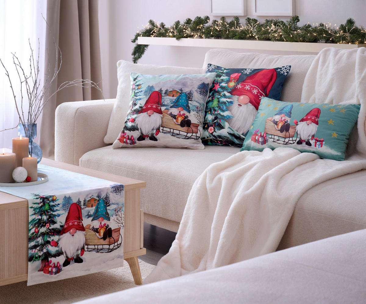 ZIERKISSEN  30/50 cm   - Multicolor, KONVENTIONELL, Textil (30/50cm) - X-Mas