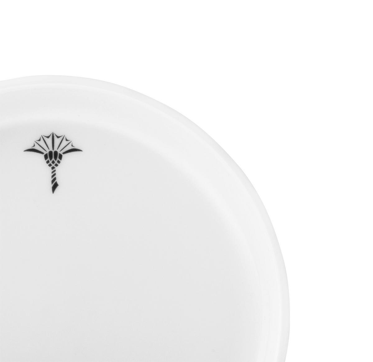 APERITIFTELLER Single Cornflower 10 cm  - Weiß, Design, Keramik (10cm) - Joop!