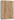 DREHTÜRENSCHRANK 3-türig Weiß, Eichefarben  - Chromfarben/Eichefarben, MODERN (150/216/58cm) - MID.YOU