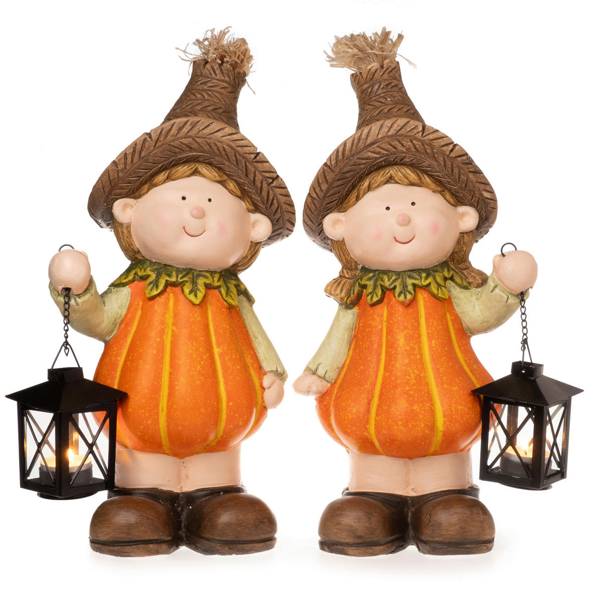 DEKOFIGUR KIND - Orange, LIFESTYLE, Stein (21/15/43cm)