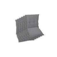 SESSELAUFLAGENSET in Grau Uni  - Grau, Basics, Textil (50/7/100cm)