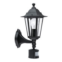 AUßENWANDLEUCHTE 16,5/23,5/42,5 cm   - Schwarz, LIFESTYLE, Metall (16,5/23,5/42,5cm) - Eglo