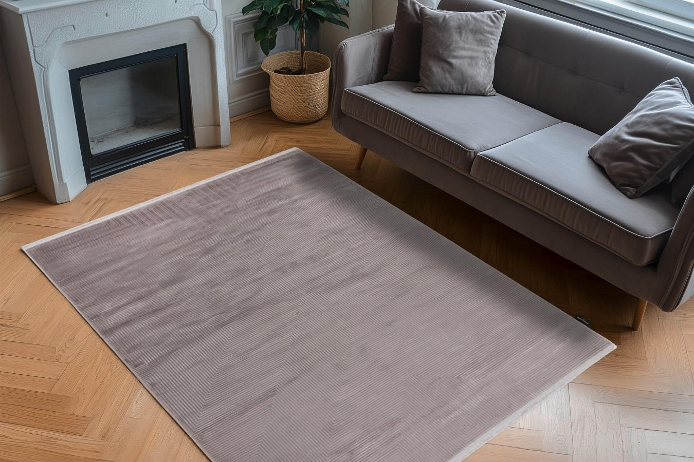 TKANA PREPROGA 80/150 cm tkano srebrne barve - srebrne barve, Basics, umetna masa/tekstil (80/150cm) - Pierre Cardin