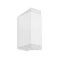 ZUNANJA STENSKA SVETILKA     19/6,7/9,3 cm          - bela, Basics, kovina (19/6,7/9,3cm)