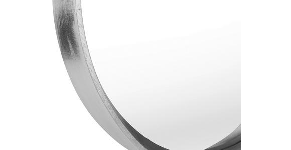 WANDSPIEGEL Silberfarben  - Silberfarben, LIFESTYLE, Glas/Holzwerkstoff (40/40/5,6cm) - Xora