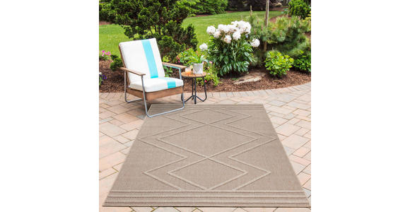 OUTDOORTEPPICH 120/170 cm Patara Beige  - Beige, Design, Textil (120/170cm) - Novel