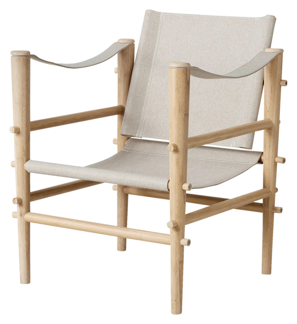 LOUNGESESSEL Naturfarben    - Beige/Naturfarben, Design, Holz (59/79/61cm) - MID.YOU