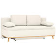 SCHLAFSOFA  in Webstoff Creme  - Creme/Naturfarben, KONVENTIONELL, Holz/Textil (203/95/96cm) - Venda
