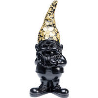 DEKOZWERG - Goldfarben/Schwarz, Trend, Kunststoff (15/46/19cm) - Kare-Design