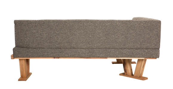 ECKBANK 155/225 cm  in Braun  - Eichefarben/Braun, Natur, Holz/Textil (155/225cm) - Moderano