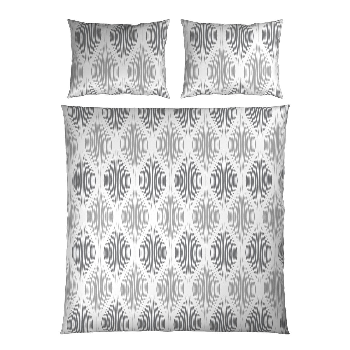 BETTWÄSCHE Satin 200/200 cm  - Grau, Textil (200/200cm) - Novel