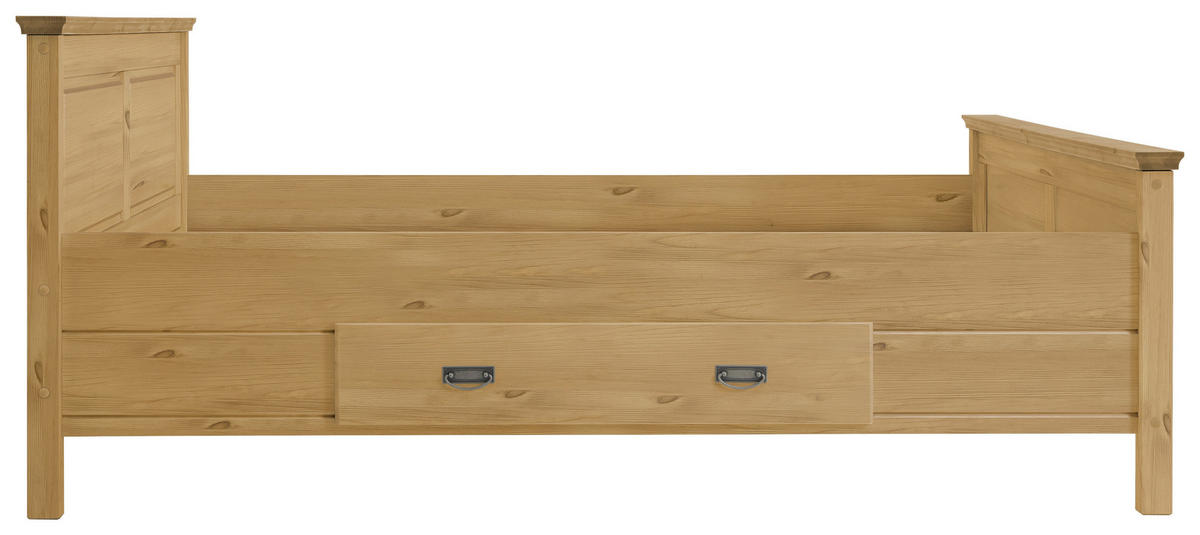 BETT 200/200 cm  in Laugenfarbig  - Laugenfarbig, ROMANTIK / LANDHAUS, Holz (200/200cm) - Boxxx
