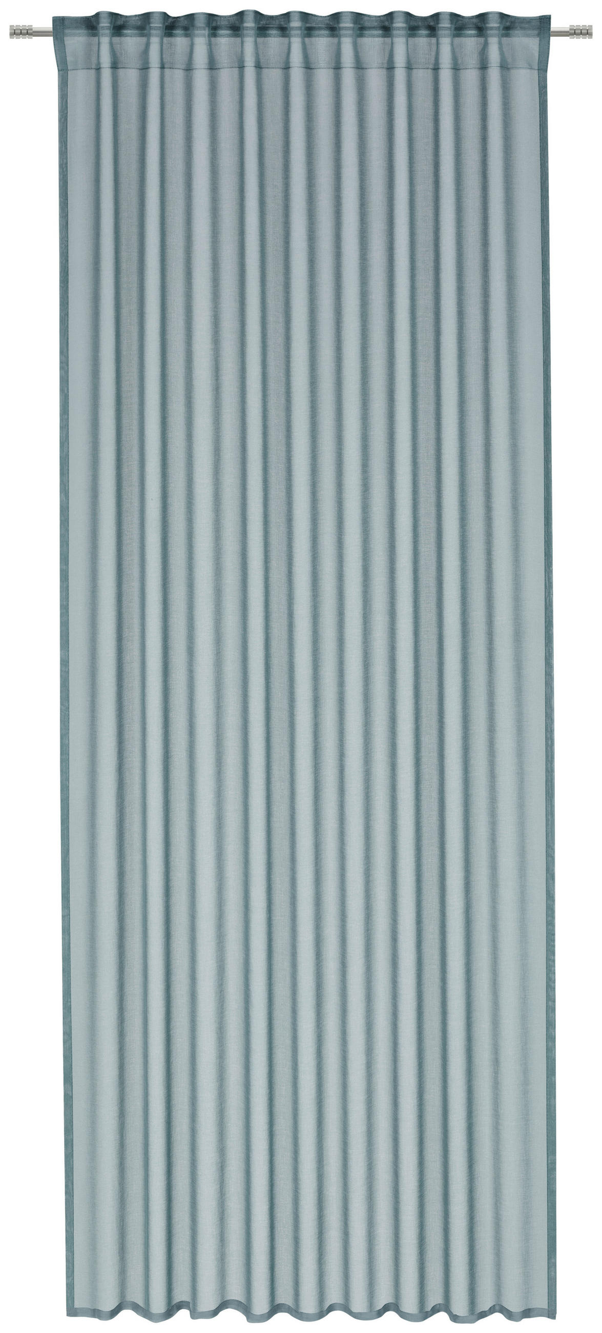 DRAPERIE CONFECȚIONATĂ transparent  - albastru, Basics, textil (140/245cm) - Boxxx
