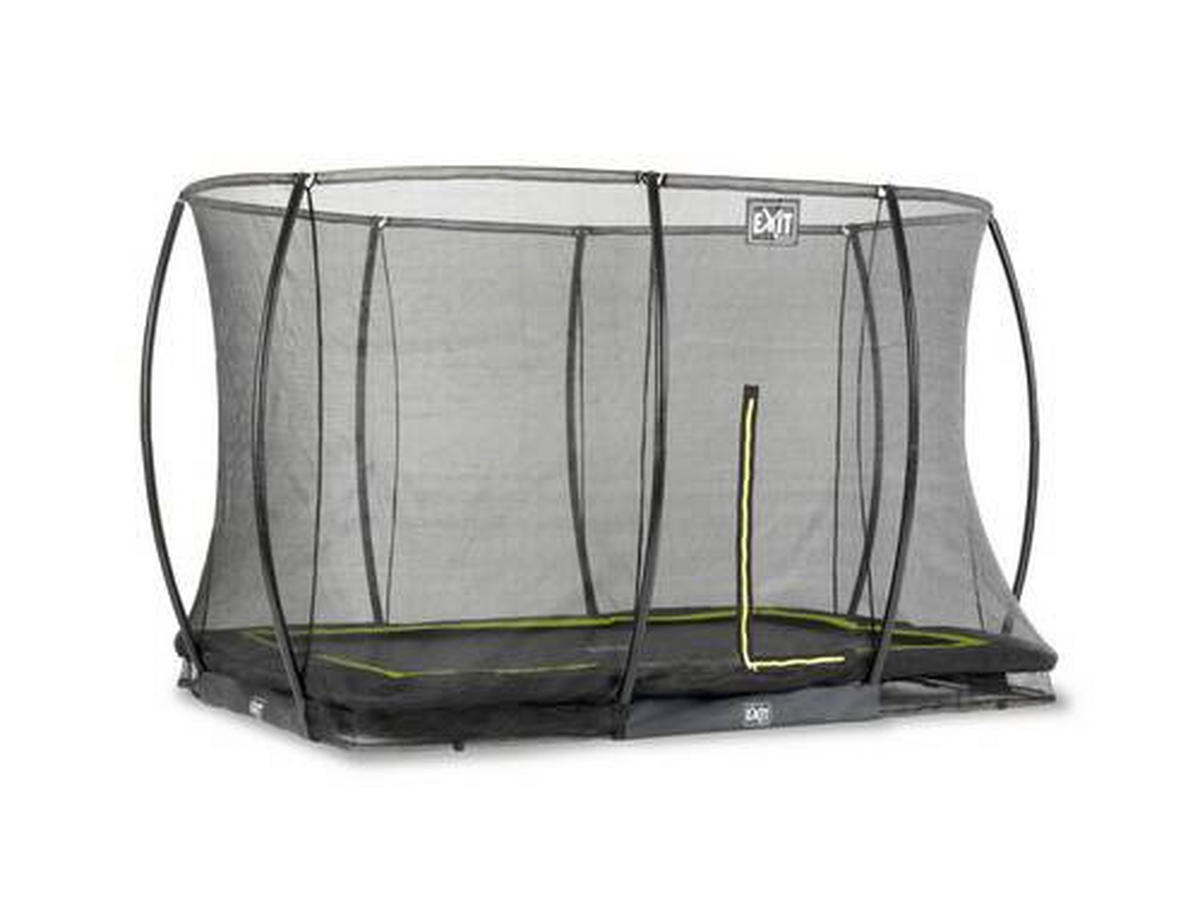 TRAMPOLIN EXIT GROUND 244X366  - Schwarz, KONVENTIONELL, Kunststoff/Metall (366/203/244cm) - EXIT Toys
