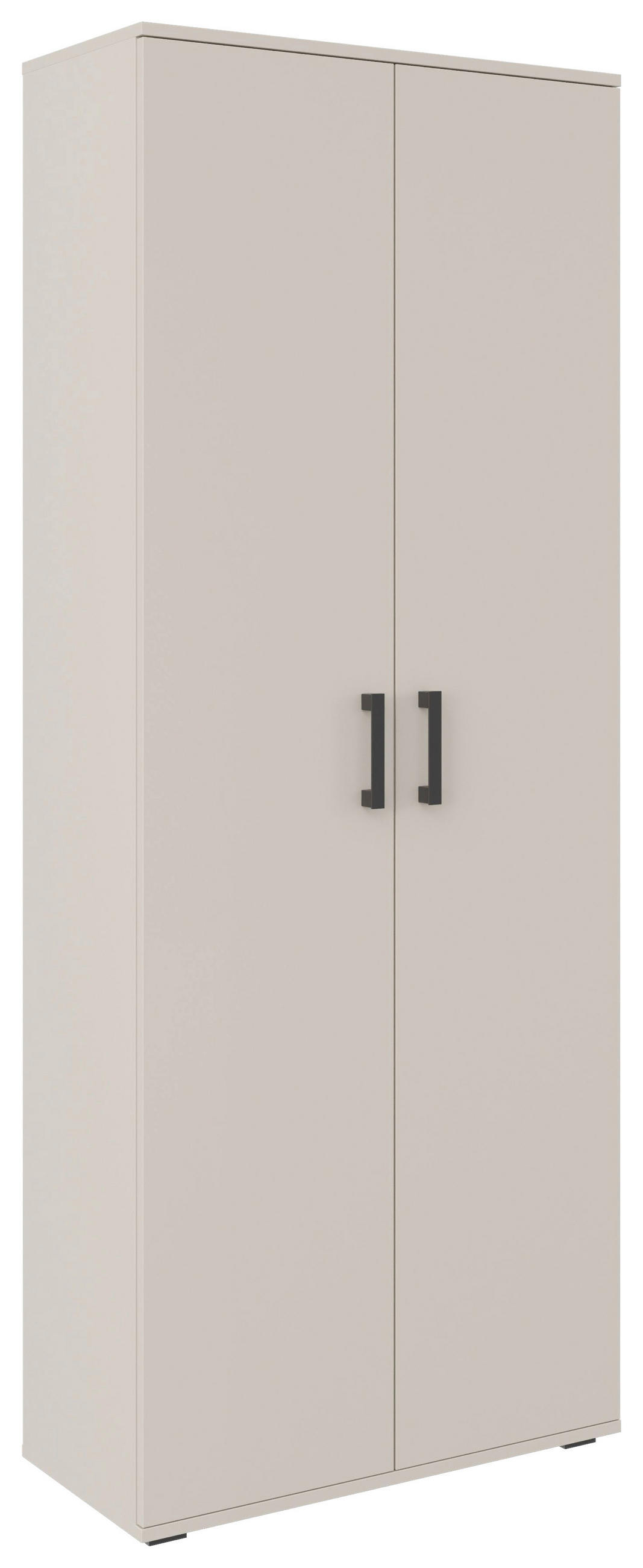 MEHRZWECKSCHRANK 70/178,9/33,4 cm  in Kaschmir  - Kaschmir/Schwarz, KONVENTIONELL, Holzwerkstoff/Kunststoff (70/178,9/33,4cm) - Xora