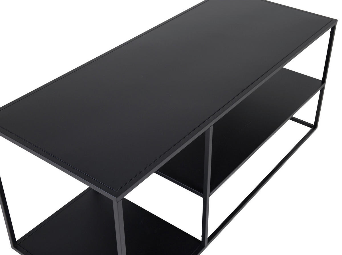 SOFFBORD i metall 120/50/50 cm  - svart, Design, metall (120/50/50cm) - Livetastic