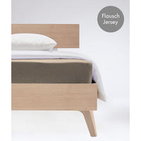 ELASTICKÉ PROSTĚRADLO, šedohnědá, 180/200 cm - šedohnědá, Basics, textil (180/200cm) - Fleuresse