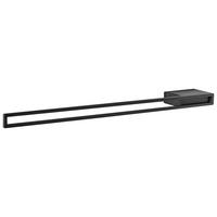 HANDTUCHHALTER 6/2,5/49 cm  - Schwarz, Basics, Metall (6/2,5/49cm) - Voglauer