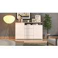 SIDEBOARD  in 154/94/40 cm  - Weiß/Eiche Artisan, Basics, Holzwerkstoff (154/94/40cm) - Carryhome