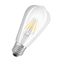LED-LEUCHTMITTEL   E27 6,5 W 806 lm  - Klar, Basics, Glas (6,4/14,3cm) - Osram